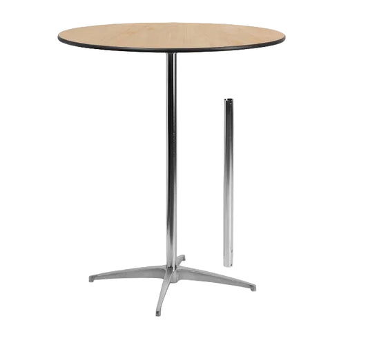 36'' Round Wood Cocktail Table