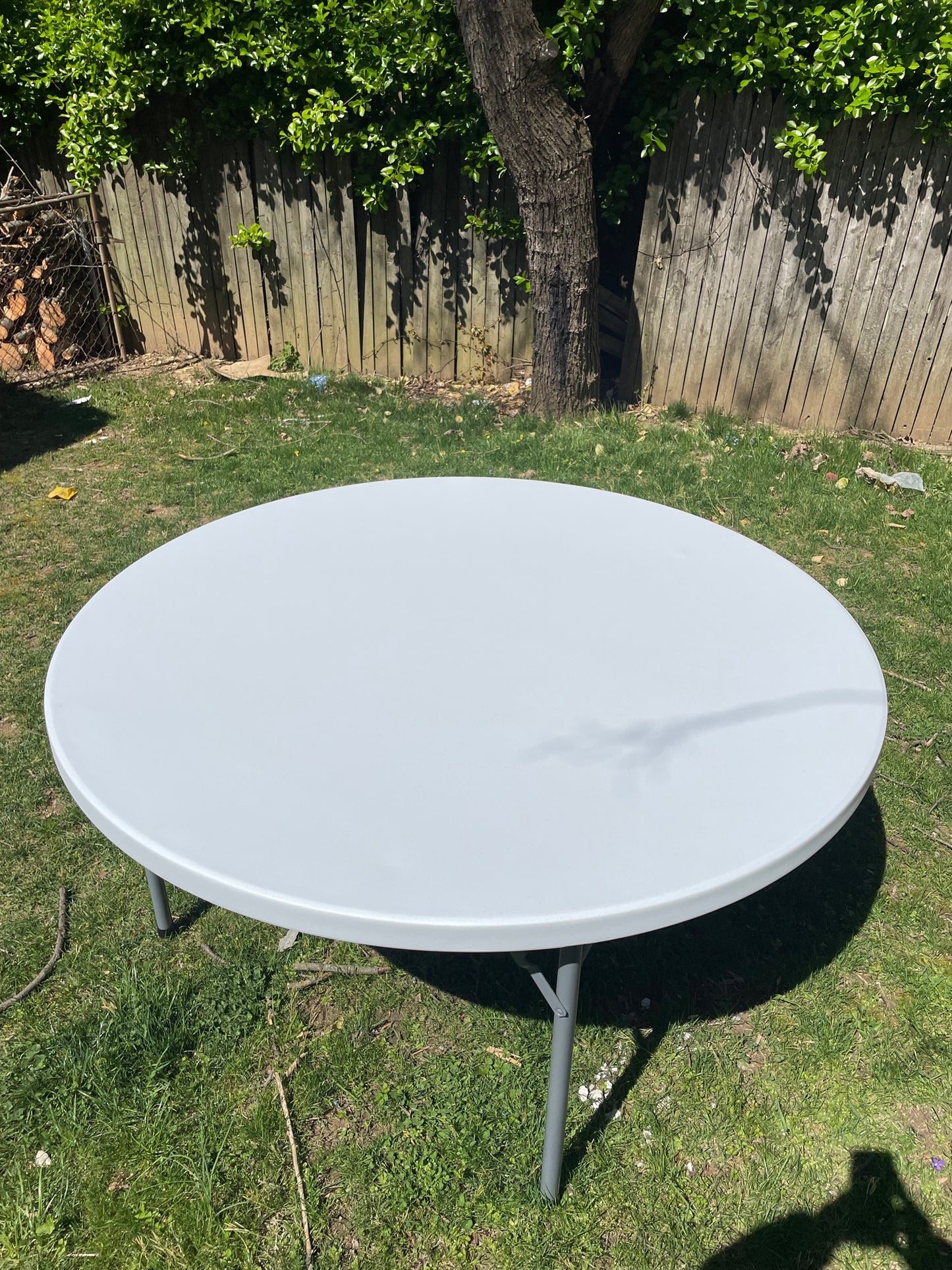 60" Round Folding Table Rental