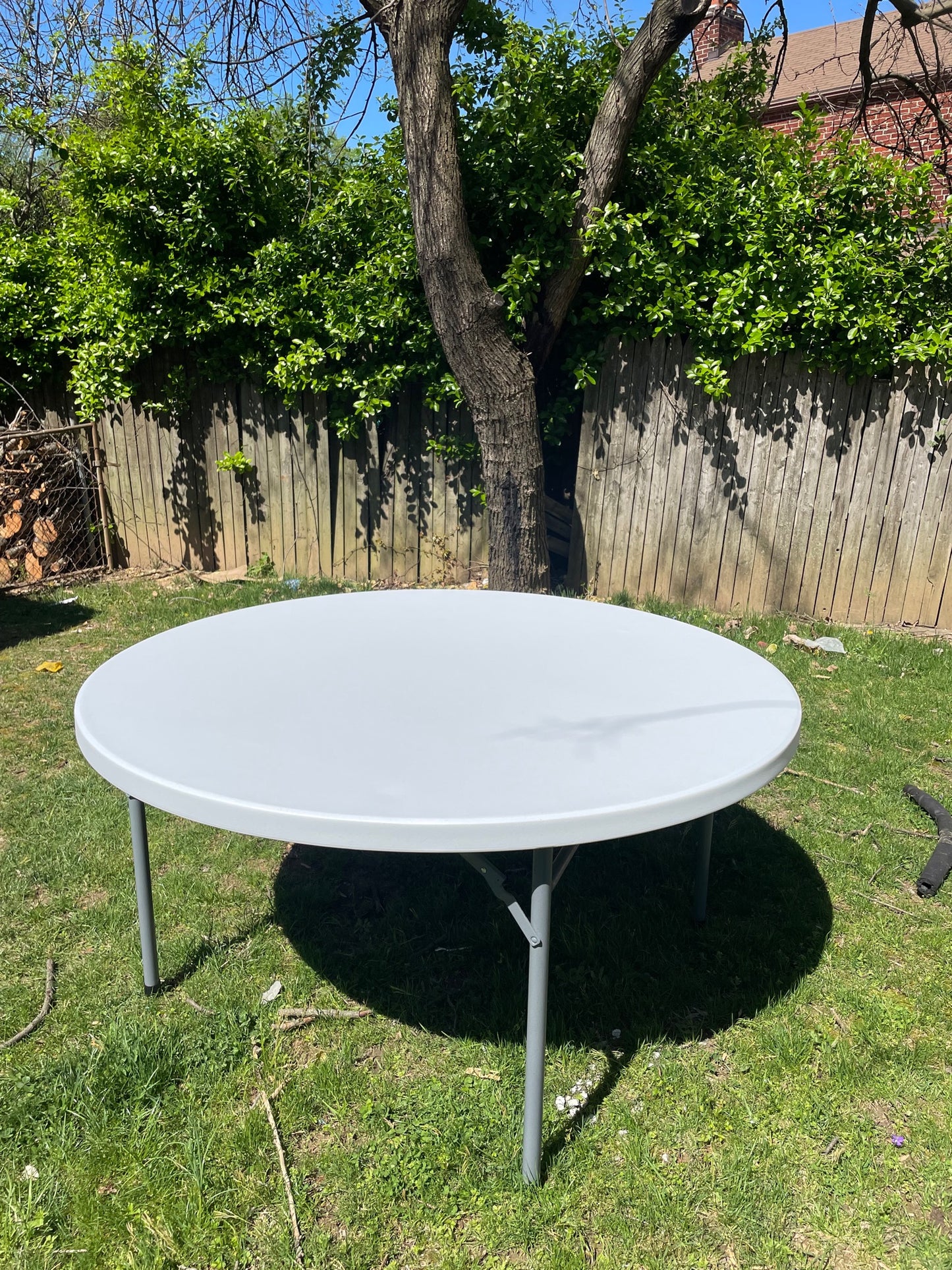 60" Round Folding Table Rental