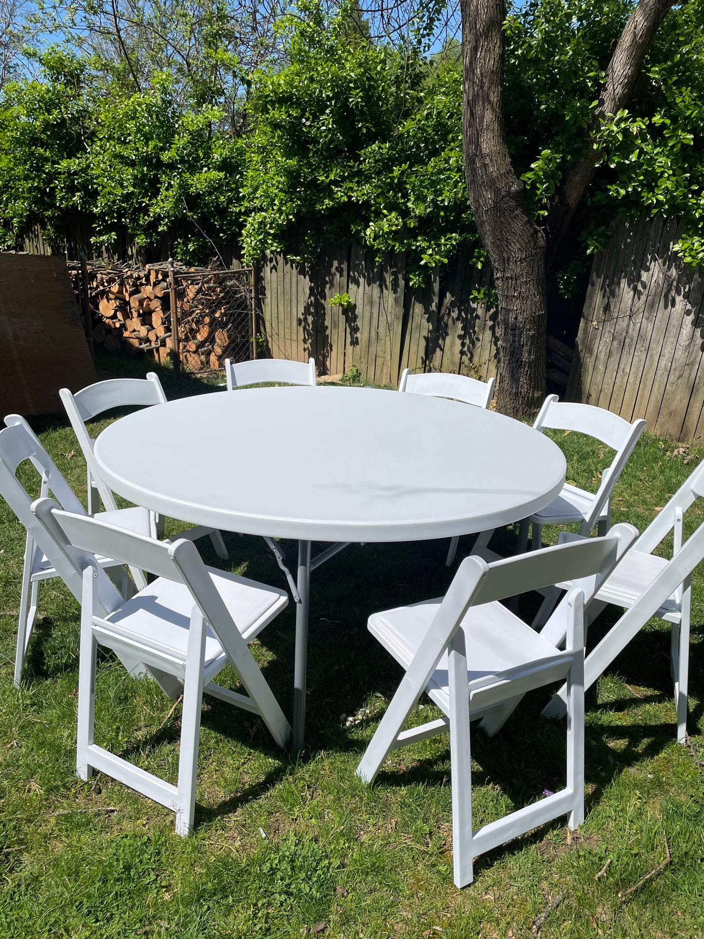 60" Round Folding Table Rental